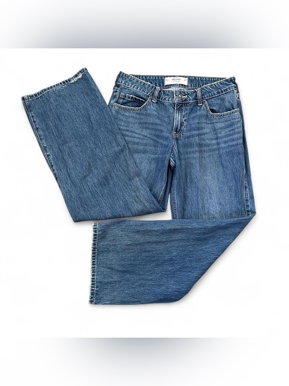 Women’s Hollister Distressed Low Rise Baggy Jeans Size 6R